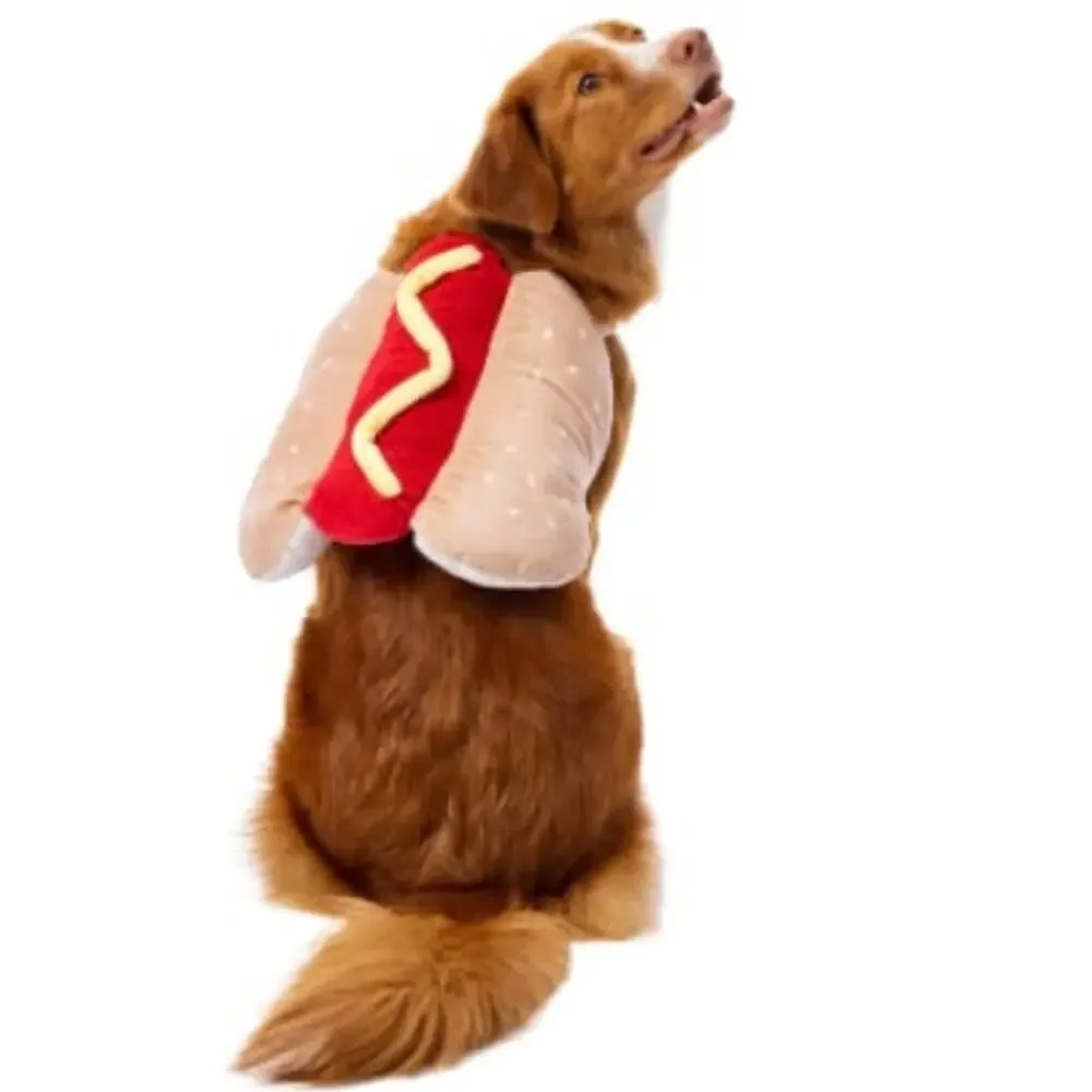 Hotdog food Halloween Pet Costume dog